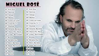 Las 20 Mejores canciones de Miguel Bosé  Miguel Bosé Sus Mejores Éxitos [upl. by Kiri814]