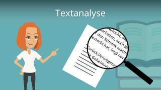 Textanalyse Deutsch  einfach erklärt [upl. by Yehc333]