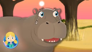 Hippo on Safari  Doctor Poppy on Safari  Animals For Kids  Cartoon Animals [upl. by Hsaniva]