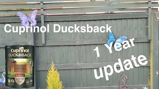 cuprinol Ducksback Review 1 year update [upl. by Appledorf]