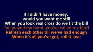 Poco  Call It Love  Karaoke Instrumental Lyrics  ObsKure [upl. by Oirobil]