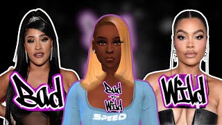 BADDIES VS BGC Bad VS Wild Barbie on the FLOOR  Sims 4 CAS  Reality Tv Talk [upl. by Ennad308]