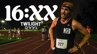 A NEW 5K PR  Tracksmith Twilight 5000 Chicago [upl. by Parlin]