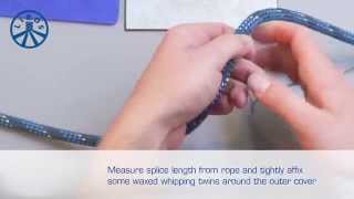 DYNEEMA DOUBLE BRAID SPLICE [upl. by Frieder]