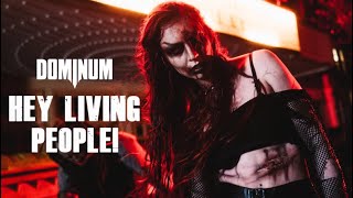 DOMINUM  Hey Living People Official Video  Napalm Records [upl. by Nnylg]