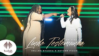 Kellen Byanca e Esther Fiaux  Lindo Testemunho Clipe Oficial [upl. by Eipper611]