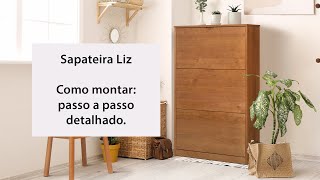 Organização em alta Montando sua sapateira Liz com facilidade [upl. by Wehtta]