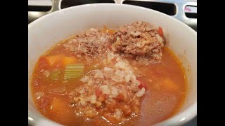 Homemade Albondigas Soup [upl. by Naesad]