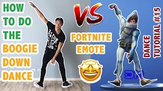 How To Do The Boogie Down Dance In Real Life Fortnite Dance Tutorial 15  Learn How To Dance [upl. by Inava]