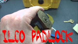 307 Antique Ilco Padlock Picked Open amp Shimmed [upl. by Lieno]