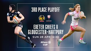 Exeter Chiefs Women VS GloucesterHartpury  Allianz Cup 3rd Place PlayOff [upl. by Dlonra205]