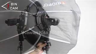 Softbox octabox with handheld for flash 65 cm [upl. by Osher764]