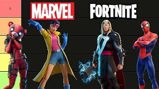 Marvel Fortnite Skins Tier List [upl. by Enavi931]