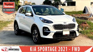 Kia Sportage FWD 2021 Review  Price in Pakistan  Specs amp Features  Walk around  FWD vs AWD [upl. by Eppillihp]