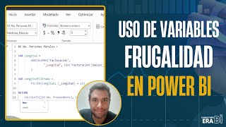 Uso de Variables frugalidad en Power BI [upl. by Cirted]