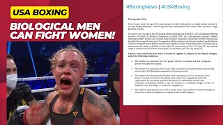 USA Boxing Rules That Biological Men Can Fight Women [upl. by Yung]