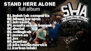 STAND HERE ALONESHA  FULL ALBUM BEST SONG Original Song  Judul [upl. by Onaireves248]