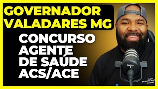 Concurso Agente de Saúde ACS e ACE  Governador Valadares  MG [upl. by Peltier951]