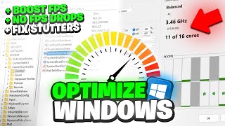 🔧 How I Optimize Windows 10 amp 11 For Gaming with a Budget PC 🚀 Low End PCLaptops [upl. by Anelas]