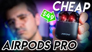 CHEAP AIRPODS PRO MPOW X3 ANC True Wireless Earbuds Review  mrkwd tech [upl. by Sclater53]