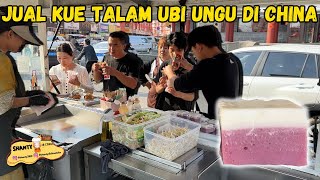 PERTAMA KALI COBA JUAL KUE TALAM UNGU DI CHINA PADUAN WANGI SANTAN  UBI UNGUNYA MANTAP LUDES🥹 [upl. by Llecrad47]