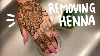 How to Remove Henna Tattoo at Home [upl. by Dallman]