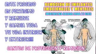 REMOCION DE IMPLANTES MENTALES Y EMOCIONALES CANTOS Y PRACTICA [upl. by Louisette350]