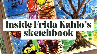 Frida Kahlos sketchbookvisual diary [upl. by Silverman655]