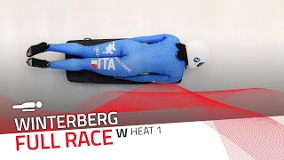 Winterberg  BMW IBSF World Cup 20202021  Womens Skeleton Heat 1  IBSF Official [upl. by Meehyr990]