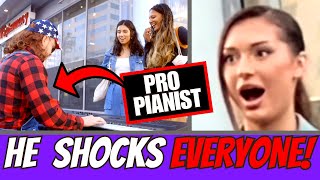 Pro Pianist Goes in Disguise  Shocks EVERYONE Top 20 Reactions [upl. by Betsey231]