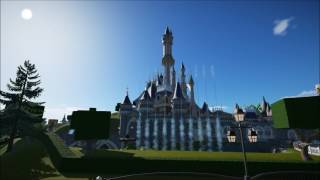 Planet Coaster  Disneyland Fountains Spectacle Daytime [upl. by Dolphin]