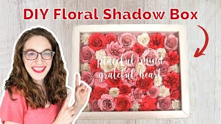 3D SUNFLOWER SHADOW BOX  DIY Craft Tutorials [upl. by Durwin919]