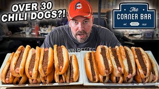 Eating as Many Hot Dogs as Possible for Rockford Corner Bar’s Famous Chili Dog Challenge [upl. by Omora]