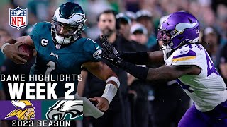 Minnesota Vikings vs Philadelphia Eagles  2023 Week 2 Game Highlights [upl. by Nnad813]