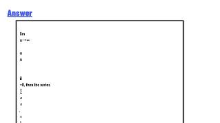 STATE AND SHOW WHICH TEST YOU USED n77 ח Converges Diverges [upl. by Nitram]