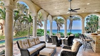 Mediterranean Oceanfront Estate in Vero Beach Florida [upl. by Tahpos]