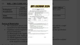 IBPS Calendar 202425 Out  ibps calendar 2024 Out  ibps banking ibpsexams rbi ibpspo [upl. by Cas]