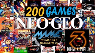 Pack NeoGeo Recalbox 8 Batocera 32 [upl. by Lacee]