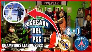 Real Madrid 3 PSG 1  Reacciones de Hinchas  Champions League 2022  Octavos de Final  Vuelta [upl. by Aicilyhp]