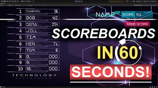 FREE Online Unity 3D Leaderboards In 60 Seconds [upl. by Flemings]