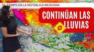 El pronóstico del tiempo en México sábado 28 y domingo 29 de Septiembre  El clima de hoy [upl. by Jarrow744]