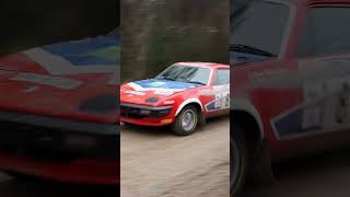 Triumph TR7  Incredible V8 Sound  Rally Action shorts [upl. by Nolyaw]