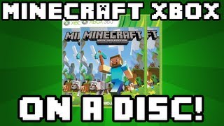 Minecraft Xbox 360  Minecraft Xbox 360 being Released on a physical disc Release date 30th April 2013 USA [upl. by Eemia]