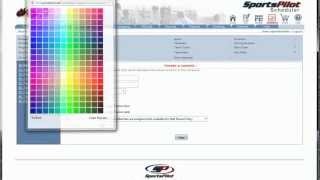 SportsPilot Scheduler  Create Schedule  Set Scheduling Info [upl. by Bevon]