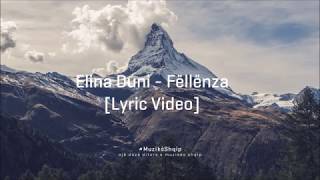 Elina Duni  Fëllënza Lyric Video [upl. by Limoli275]