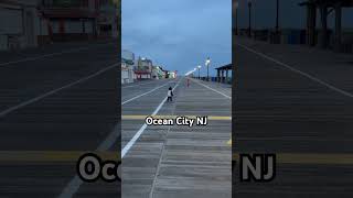 Ocean City NJ Boardwalk at night Before the summer crowds [upl. by Bruner]