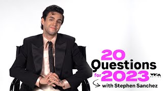 20 Questions w Stephen Sanchez  2023 VMAs  MTV [upl. by Nolra]