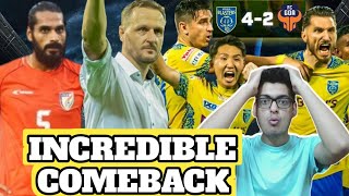 Kerala Blasters Famous Comeback 42  Goa Downfall  Sandesh jhingan Out of WCQ [upl. by Templas]