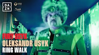 Oleksandr Usyks INCREDIBLE Ring Walk For Tyson Fury Undisputed Clash [upl. by Elenahc]