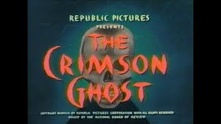 The Crimson Ghost 1946 Full Movie Colorized [upl. by Friede]